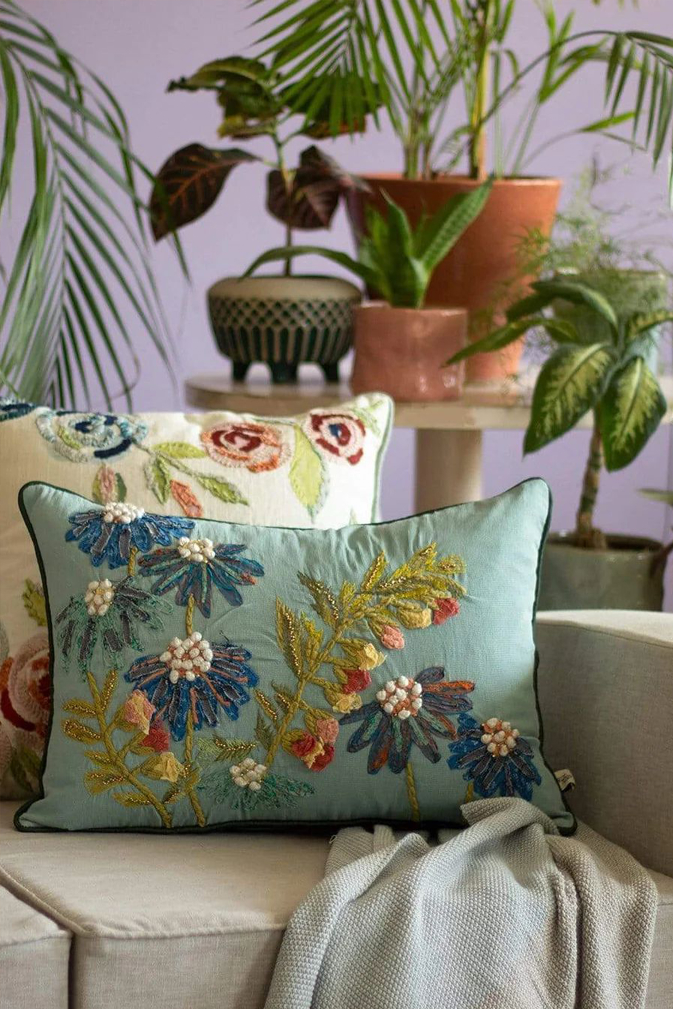 Home textile cushions and bathmats for interior decor exported by MR Enterprises Panipat